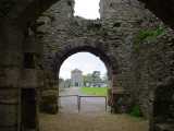Looking through the Castle gate from the seaward side