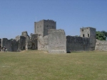 A view from inside the castle grounds