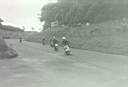 Les Rafferty leading the 125cc class into Cadwell Park hairpin