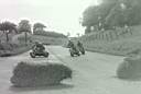 Unknown Vespa leading Nev Frost at Cadwell